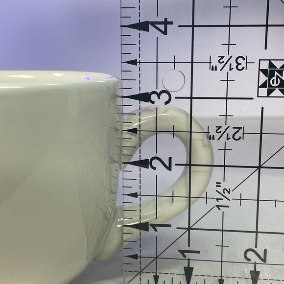 Dragonfly Cafe Taos New Mexico Coffee Latte Mug Vegan Vegetarian Restaurant Logo - Picture 7 of 7